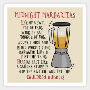 Midnight margaritas Sticker